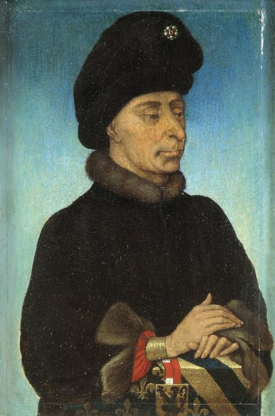 Porträt von Johann Ohnefurcht, Herzog von Burgund von Unbekannt Unbekannt